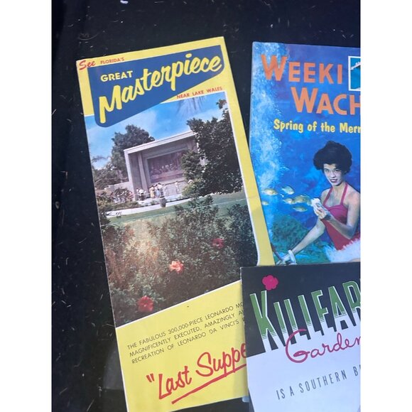 United States Great Masterpiece 1950s POLK Country Florida Brochure Maps - Picture 2 of 5